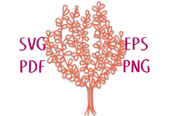Apple Tree SVG Cut File Template