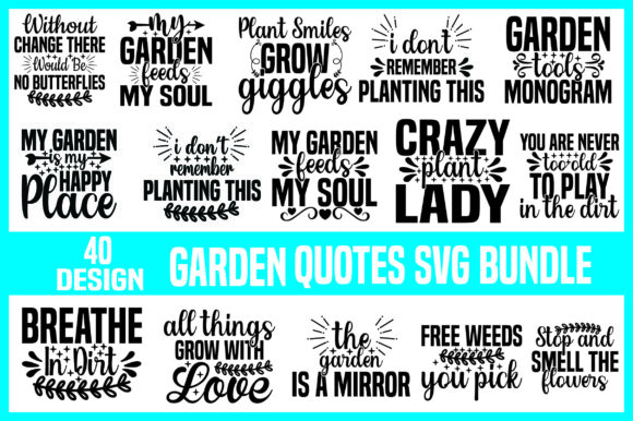 Garden Quotes SVG Bundle Review
