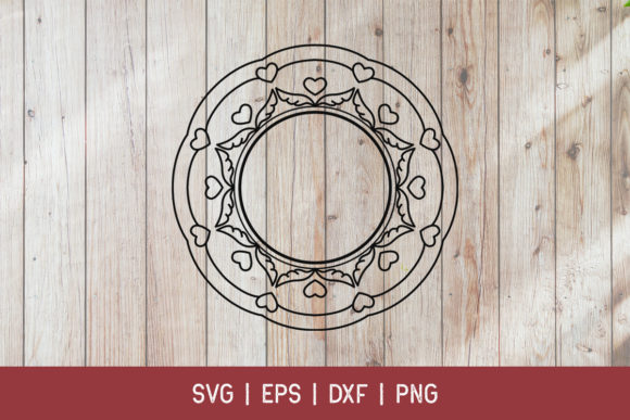 Mandala Frame Ornament SVG