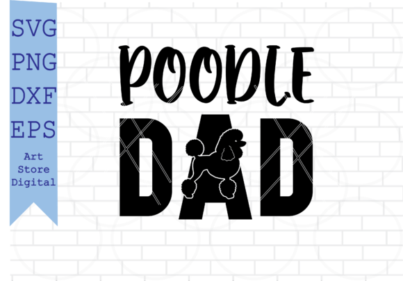 Poodle Dad Svg, Poodle Silhouette Svg