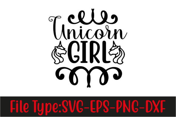 Unicorn Svg Design, Unicorn Girl