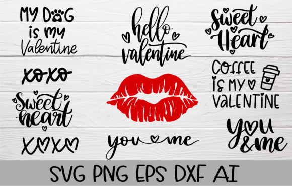 Valentine Day Svg Bundle for Cut File