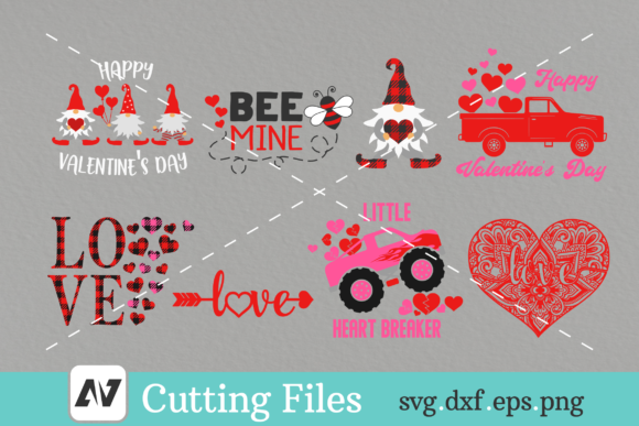 Valentine Svg Bundle for Embroidery Projects