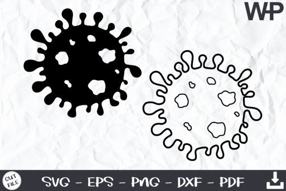Virus Svg, Social Distancing Svg