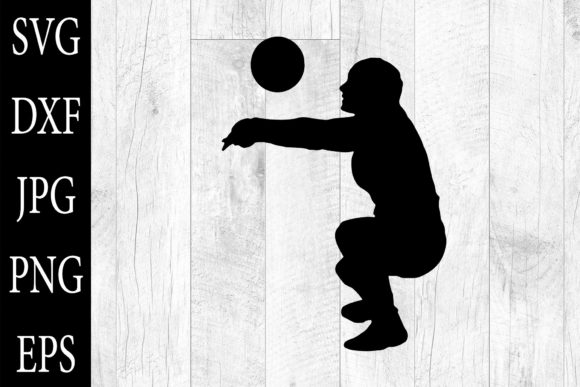 Volleyball Silhouettes Volleyball SVG