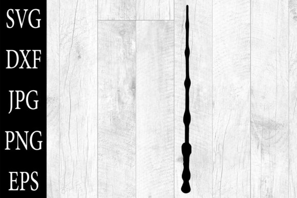 Wands Silhouettes Wands SVG EPS PNG